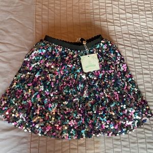 NWT Sequins skirt